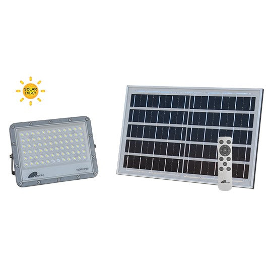M452080-S2 100W solarni LED reflektor set 6500K IP65 sa daljinskim upravljačem Mitea Lighting
