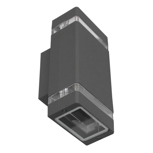 M035 ANTRACIT SIVA 2xGU10 max.35W lampa zidna IP44 Mitea Lighting