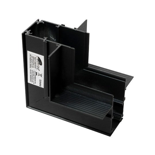 Ugaoni zidni šinski nastavak 12mm slim ugradni L (za namestaj) za LED 48V magnetnu rasvetu 80x80mm Mitea Lighting