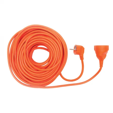 Jednostruka prenosna priključnica 10m oranž