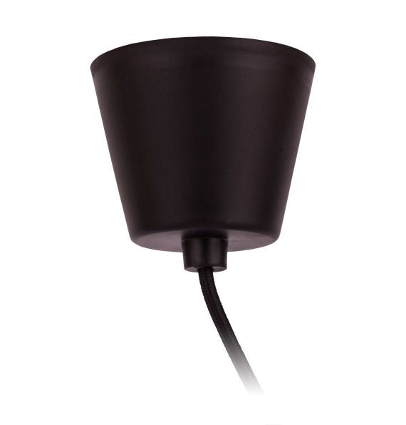 Visilica E27 silikon CRNA