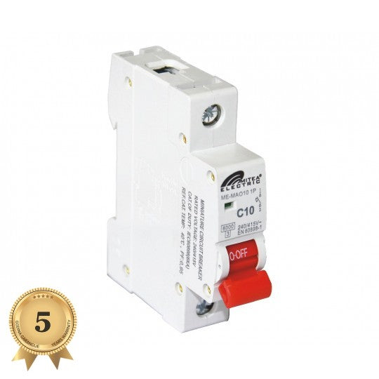 ME-MAO10 Automatski osigurač C10A 6Ka 240/415V tipC 5Y Mitea Electric