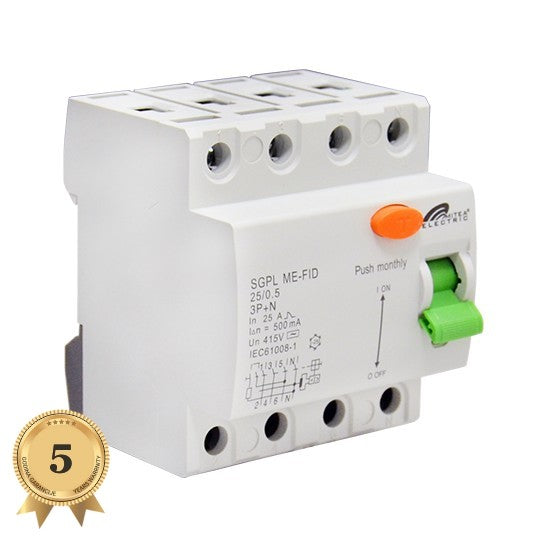 ME-FID sklopka 25A 500mA 3P+N SGPL 5Y Mitea Electric