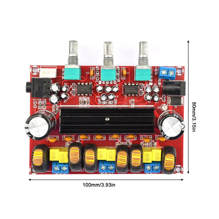 Ugradno stereo pojačalo 2x50W+100W