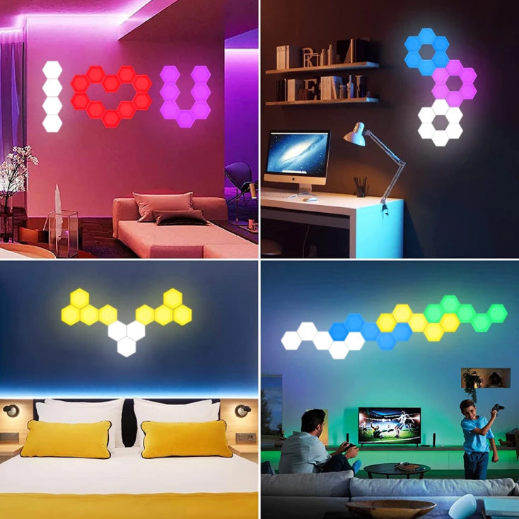 Heksagon RGB LED set