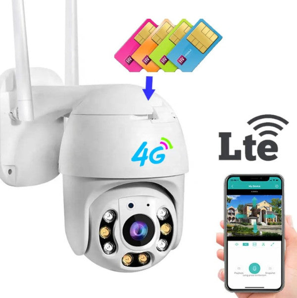 4G Rotirajuća Kamera sa SIM Karticom za Video nadzor icsee