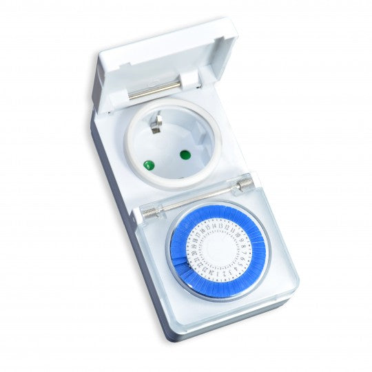 PM-T45 24h IP44 beli mehanički programator vremena, tajmer 16A Mitea Electric