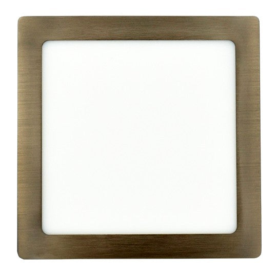 M18NK-SN 18W 6500K saten nikl nadgradni kvadratni LED panel Mitea Lighting