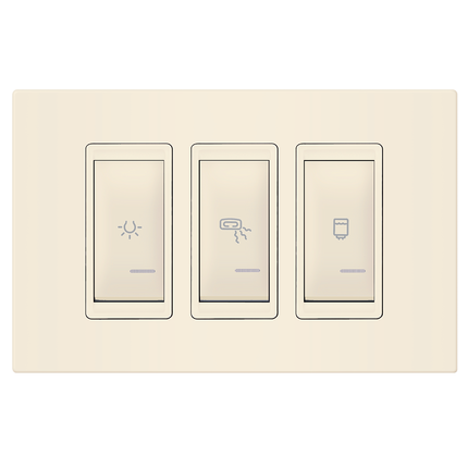 UNIVERZALNI kupatilski indikator, horizontalni 3x16AX 250V~