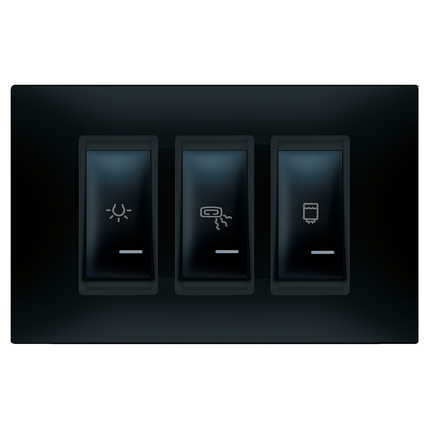 UNIVERZALNI kupatilski indikator, horizontalni 3x16AX 250V~