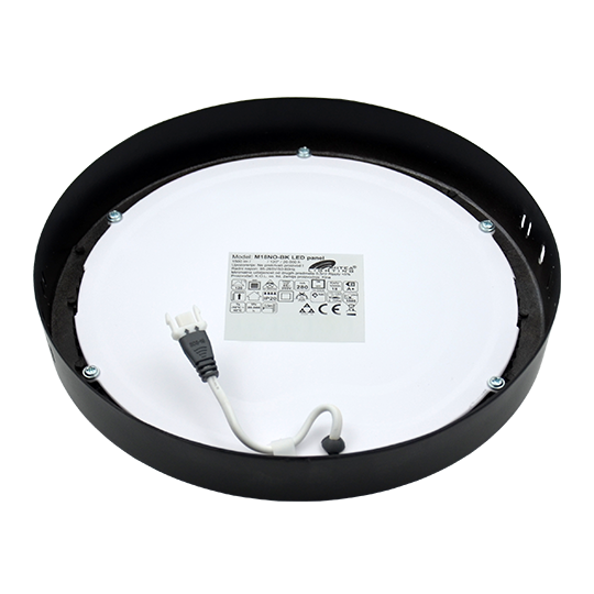 M18NO-BK 18W 6500K crni nadgradni okrugli LED panel Mitea Lighting