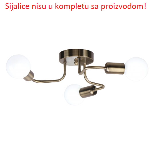 M11041-3 luster 3xE27 Max.60W/220V - Sijalice nisu uključene uz proizvod! Mitea Lighting