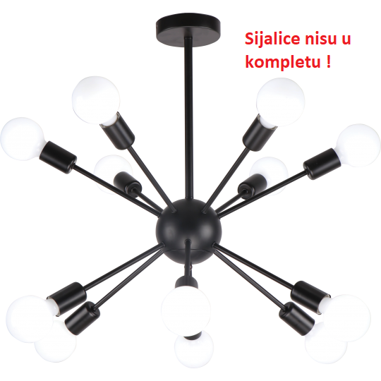 -R M11037-12 luster 12xE27 Max.60W/220V - Sijalice nisu uključene uz proizvod! Mitea Lighting
