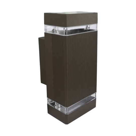 M035 B BRAON 2xGU10 max.35W zidna lampa IP44 Mitea Lighting