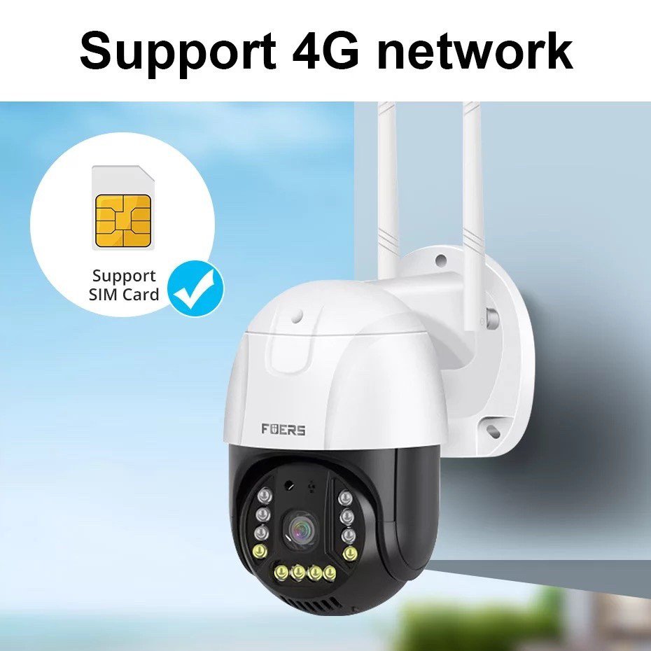 4G Rotirajuća Kamera sa SIM Karticom za Video nadzor