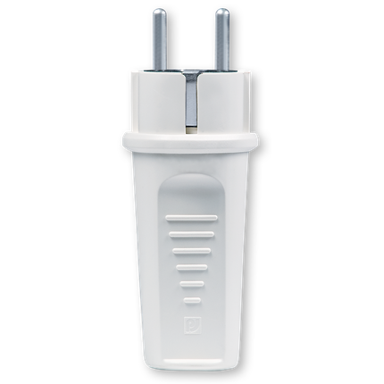 Utikač dvopolni masivni PVC "CONEL", 16A