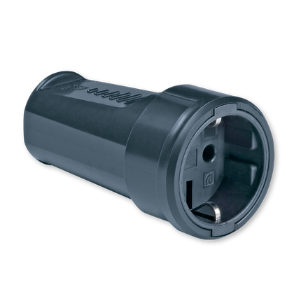 Prenosna dvopolna priključnica PVC - kuplung, 16A