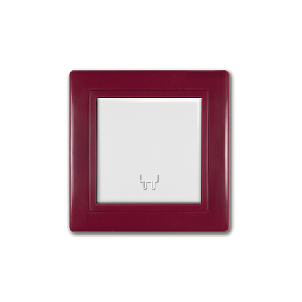 Priključnica dvopolna sa poklopcem, 16A sa porcelanskim jezgrom Prestige line