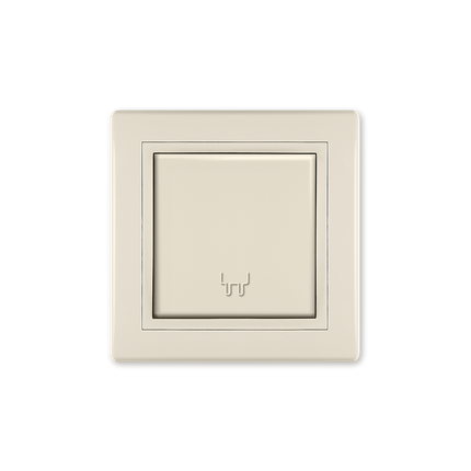 Priključnica dvopolna sa poklopcem, 16A sa porcelanskim jezgrom Prestige line