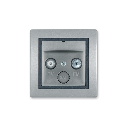 Priključnica antenska TV/FM prolazna Prestige line