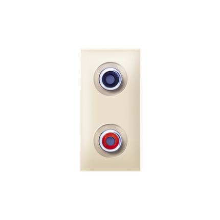 Priključnica audio 2xRCA