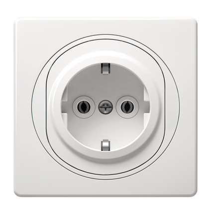 Priključnica dvopolna, 16A sa porcelanskim jezgrom EON