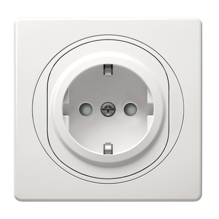 Priključnica dvopolna 16A sa porcelanskim jezgrom i zaštitom od dodira EON