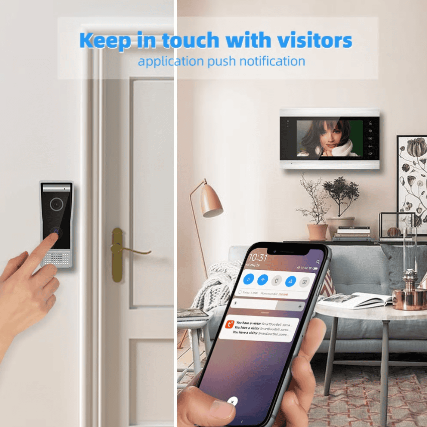 Wifi pametni video door interfon