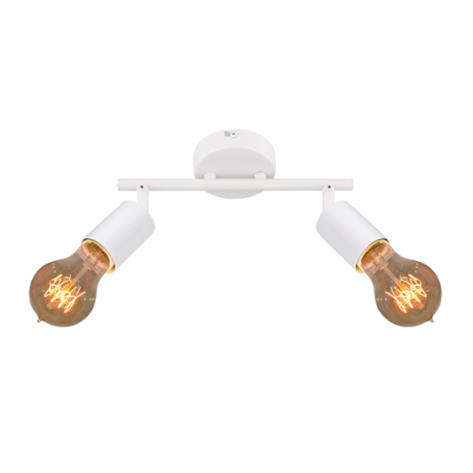M190120 bela Spot lampa 2xE27 40W Mitea Lighting