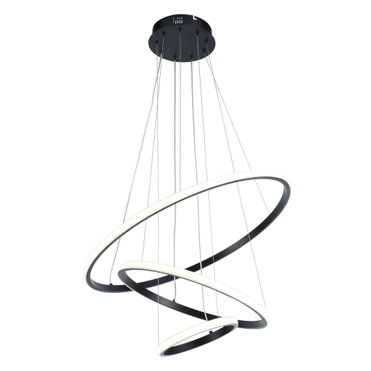 M10902-3 B 600mm LED crna visilica 50W 3CCT Mitea Lighting
