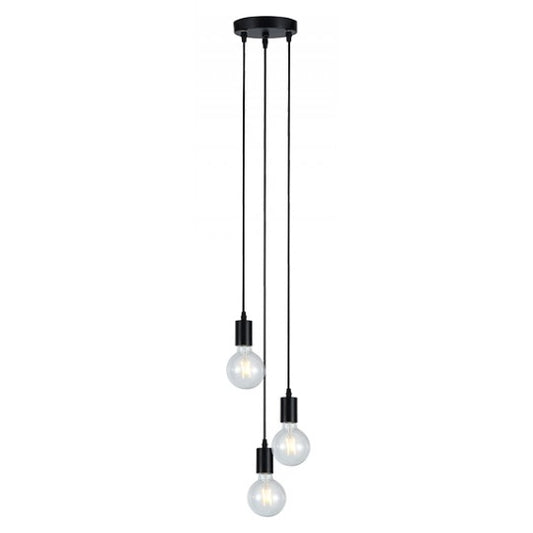 M0841-3R visilica crna 3xE27 Max.60W/220V Mitea Lighting