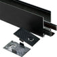 Šina 1m nadgradna crna za 48V LED magnetnu rasvetu Mitea Lighting