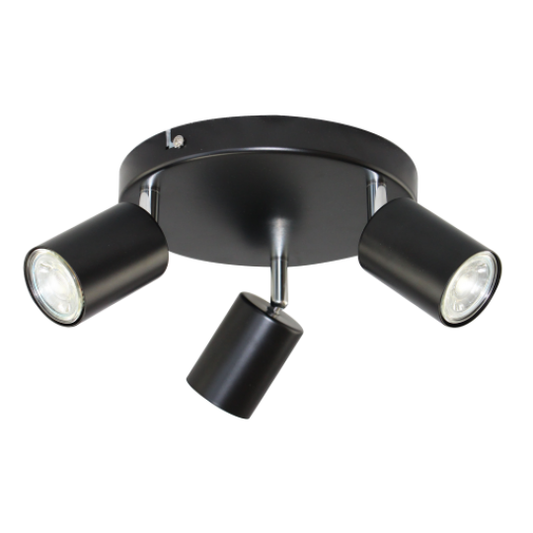 AD-OP-6246BGU10 crna spot lampa 3xGU10 max.50W RINO ADVITI