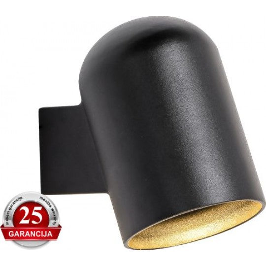 M245-C IP65 1xGU10 MAT CRNA zidna spoljna lampa Mitea Lighting