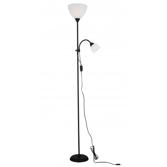 M65-MS-C CRNA Podna lampa 25x180cm 1xE27+1xE14 Mitea Lighting