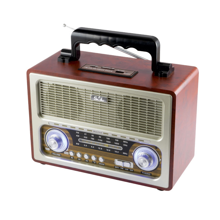 Prenosni retro radio prijemnik