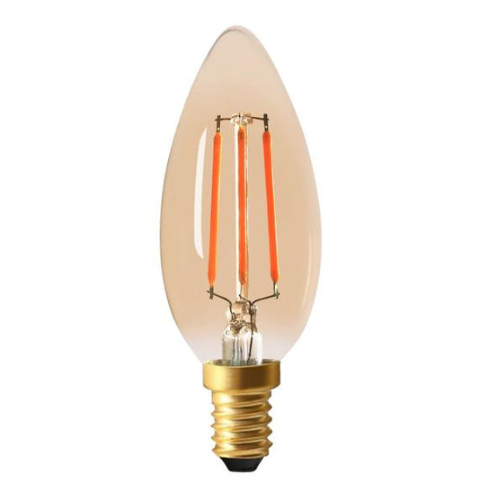 Filament led E14 4W 2000K C37