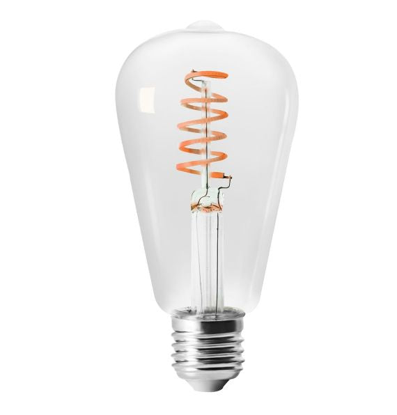 Filament led E27 4W 2000K ST64 crvena