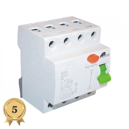 ME-FID sklopka 40A 30mA 3P+N SGPL 5Y Mitea Electric