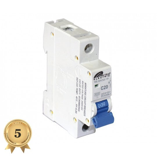 ME-MAO20 Automatski osigurač C20A 6Ka 240/415V tipC 5Y Mitea Electric