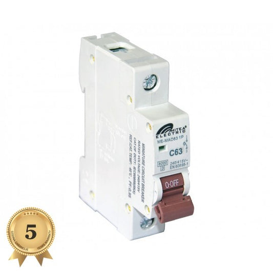 ME-MAO63 Automatski osigurač C63A 6Ka 240/415V tipC 5Y Mitea Electric
