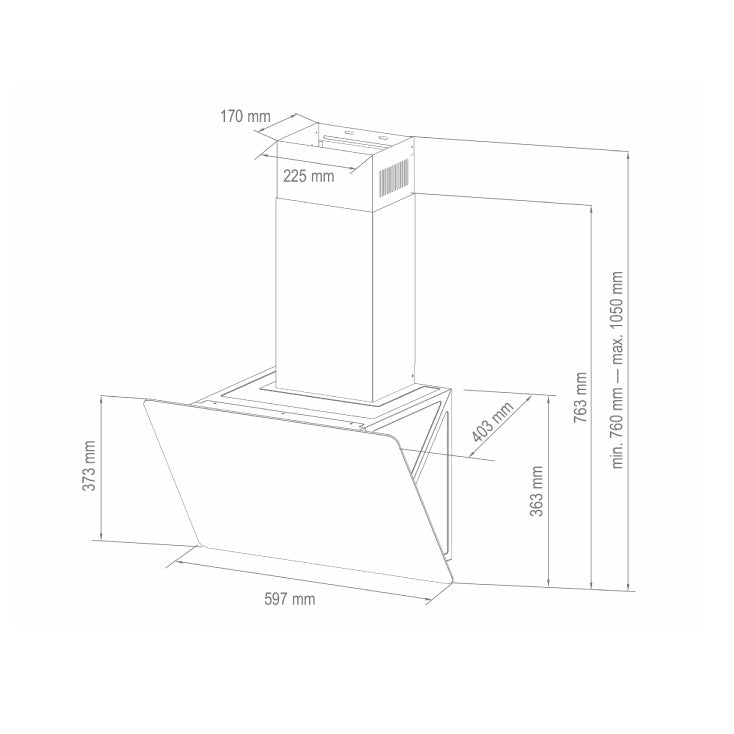 Aspirator CYCLONE crni 105W