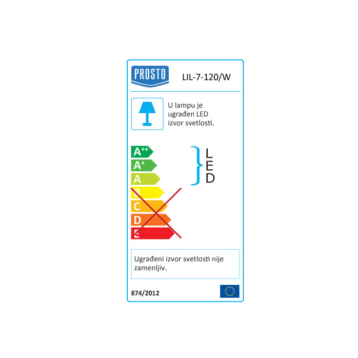 Vodonepropusna LED nadgradna lampa 120cm 48W