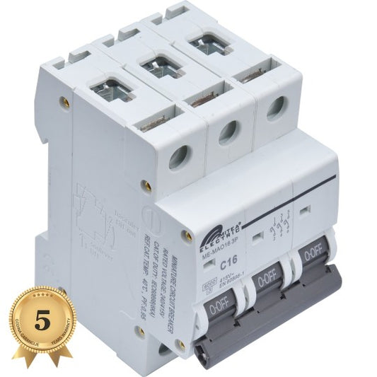 ME-MAO16 3P Automatski osigurač 3x16A 6Ka 240/415V tipC 5Y Mitea Electric