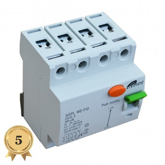 ME-FID sklopka 25A 300mA 3P+N SGPL 5Y Mitea Electric