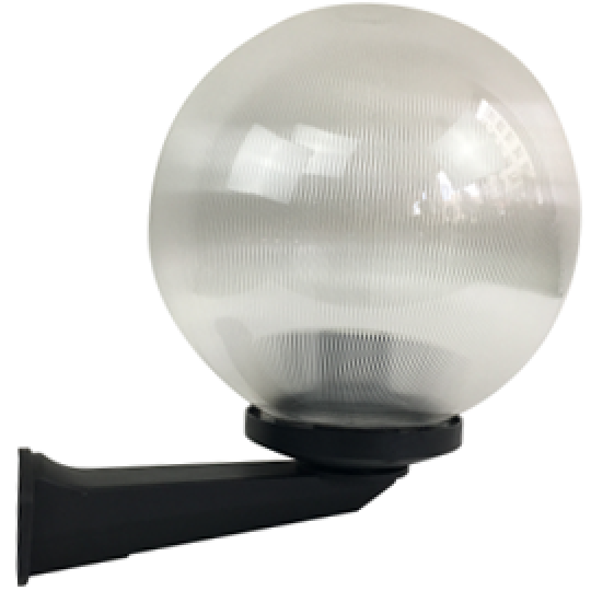 M250011 IP44 max.1x60W E27 prizmatik transparentna kugla zidna lampa PMMA Mitea Lighting