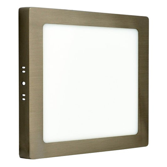 M18NK-SN 18W 6500K saten nikl nadgradni kvadratni LED panel Mitea Lighting