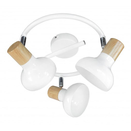 M160632 bela Spot lampa 3xE14 40W Mitea Lighting