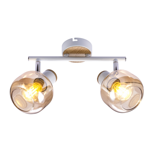 M180120 bela Spot lampa 2xE14 40W Mitea Lighting