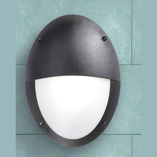 MADDI VE crna zidna/plafonska lampa IP66 1xE27 2V3.000.000.E27S Fumagalli